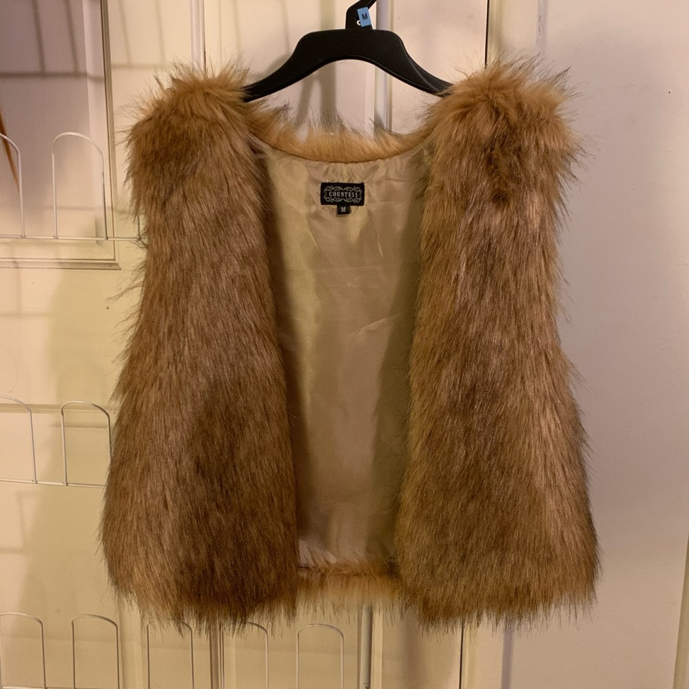 Vintage Faux Fur Vest